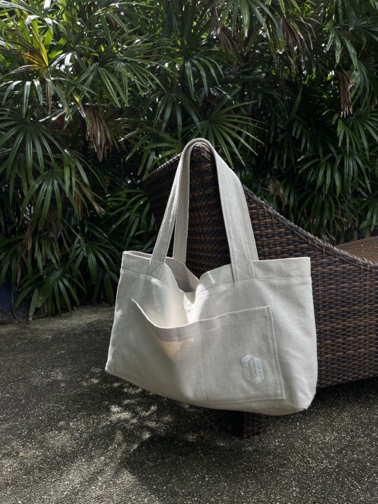 bawelniana torba na plaze