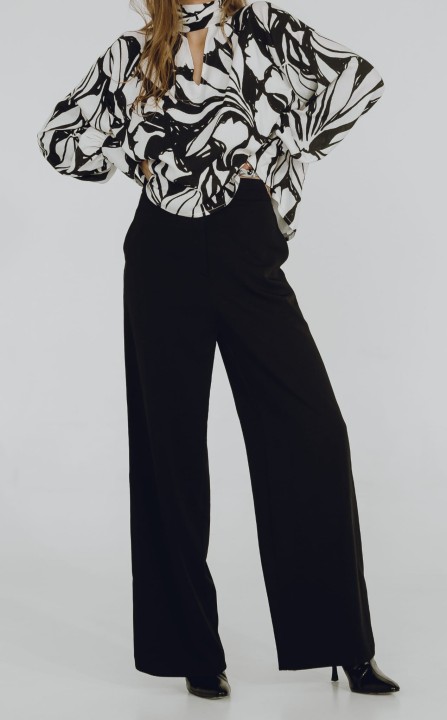 wzorzysta koszula damska oversize