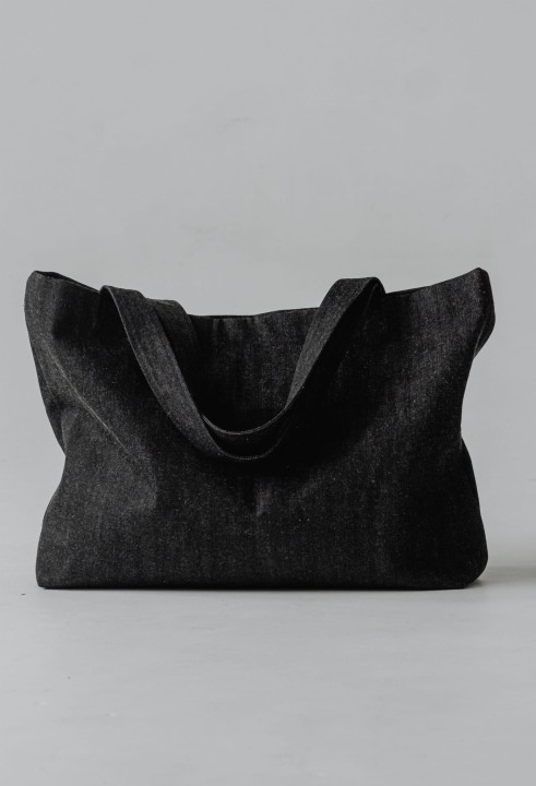 duza torba shopper jeans