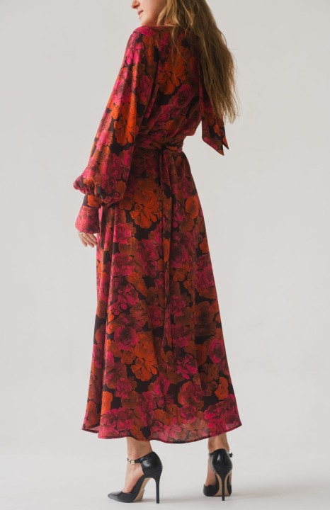 sukienka na wesele w kwiaty