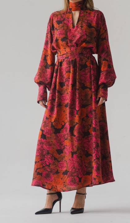 kwiatowa suknienka na wesele