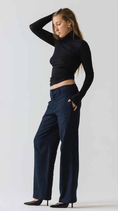 lniane spodnie damskie