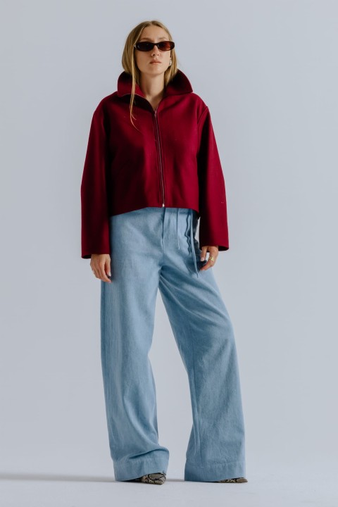 jeansy z szeroka nogawka damskie